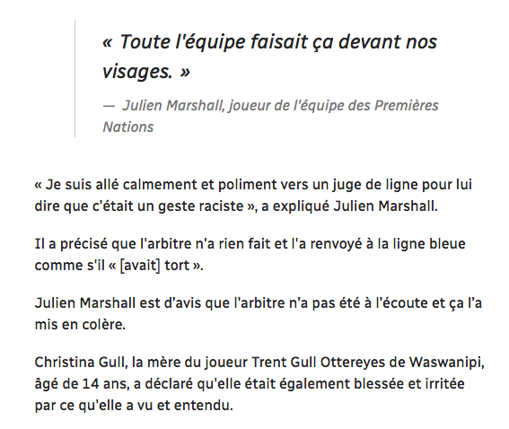 Le Québec, une terre RACISTE...
