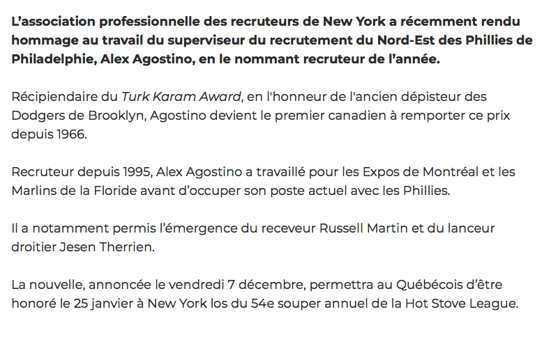 Le RECRUTEUR de l'ANNÉE...