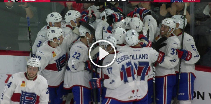 Le Rocket de Laval fait la LEÇON D'ÉMOTION au Canadien de Montréal...