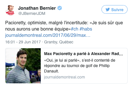  Le seul OPTIMISTE de Montréal...