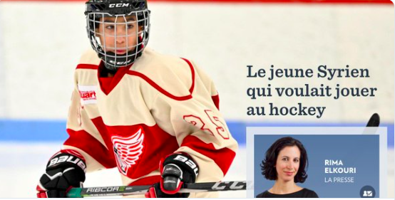 Le SYRIEN qui voulait jouer au hockey....