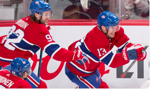 Le trio de Drouin-Domi-Lehkonen....