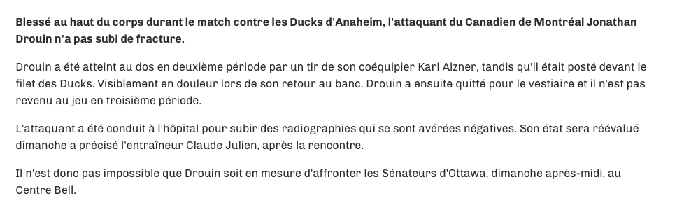  Le WILD avait fait une MÉGA-OFFRE au CH...