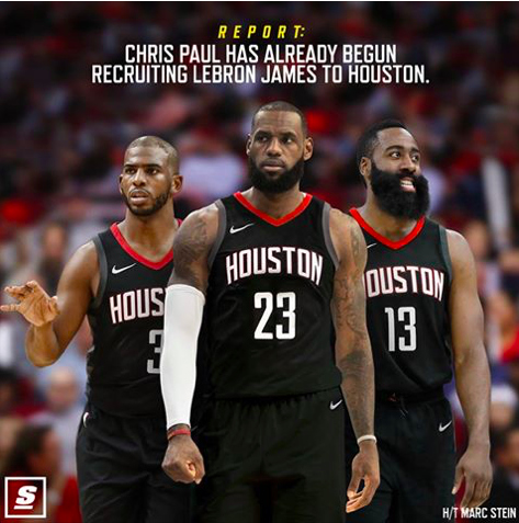 Lebron James s'en va à Houston...