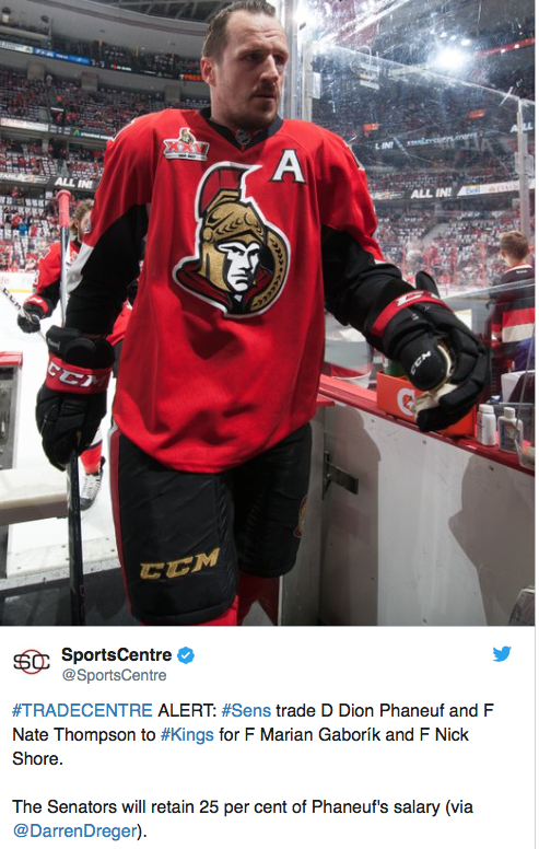 L'échange de Phaneuf: Pierre Dorion est un VRAI CLOWN....