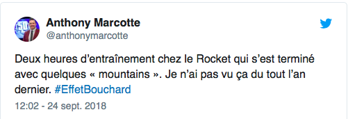 L'effet Joël Bouchard..