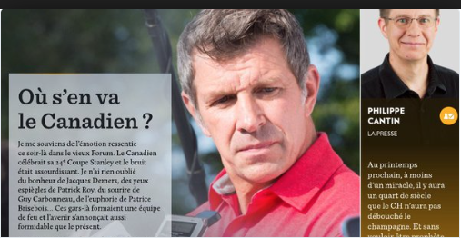 L'ennemi NUMÉRO UN de Marc Bergevin, Phil Cantin...s'en donne à COEUR JOIE....