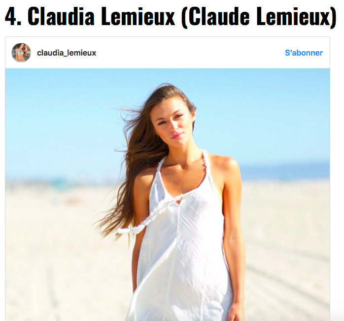 Les 15 FILLES DE