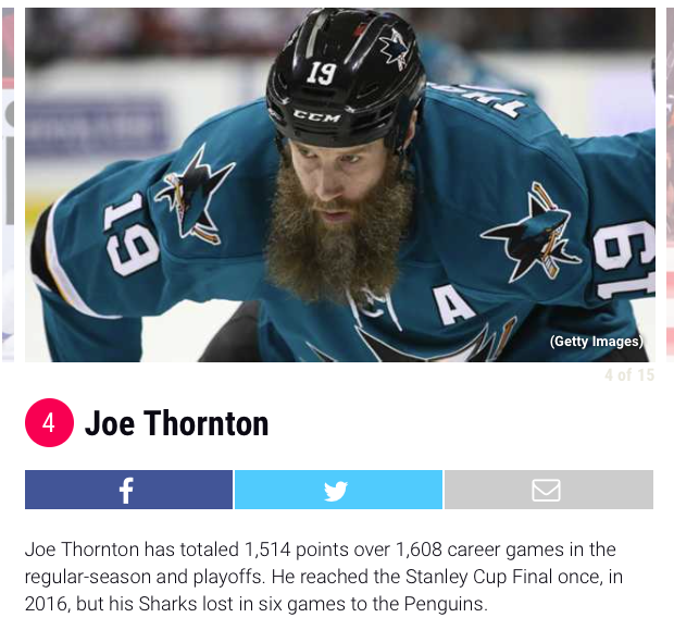 Les 15 vétérans qui n'ont jamais gagné la Coupe Stanley...