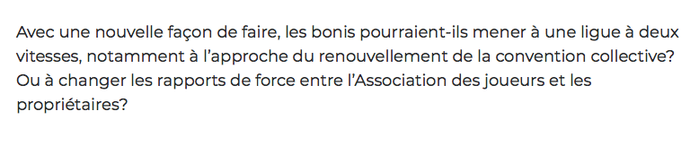 Les BONIS...la MEILLEURE ARME contre le LOCK-OUT...