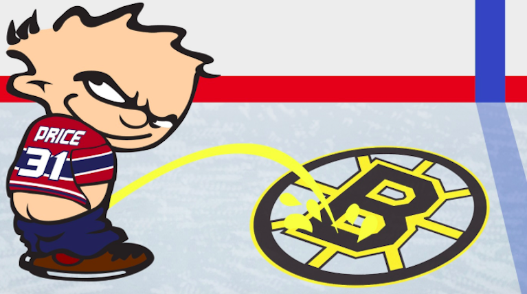 Les Bruins VOLENT la HONTE à Carey Price....