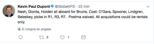  Les Bruins...se sont fait FOU...en TA...