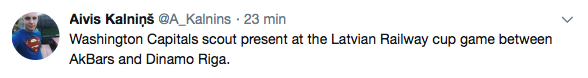 Les Capitals surveillent Andrei Markov ? HAHA...