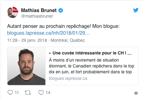  Les dépisteurs à propos des PRODIGES de 2018...