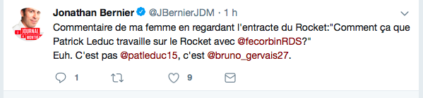 Les deux journalistes les MOINS VIRILS de RDS...HAHA!!!