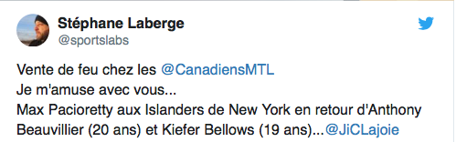 Les différents scénarios d'une VENTE de FEU...