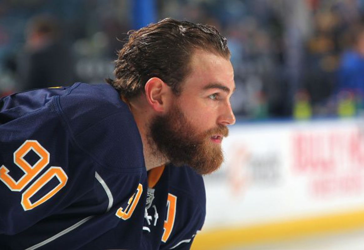 Les équipes, dans le DERBY Ryan O'Reilly...