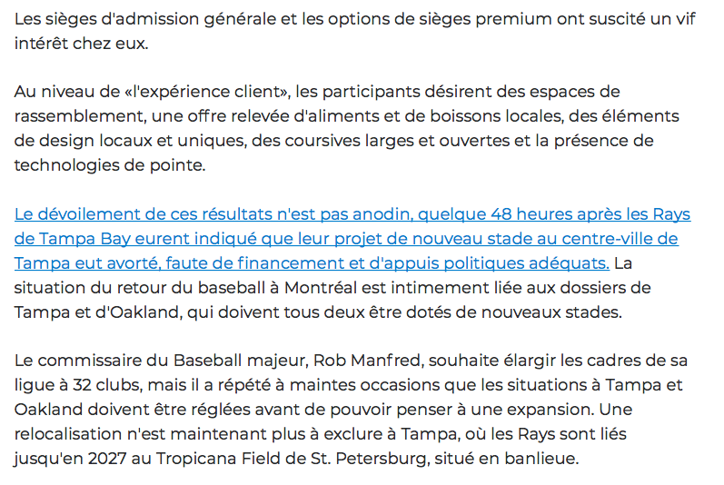 Les EXPOS de retour Montréal...Il faut vraiment commencer à y croire....