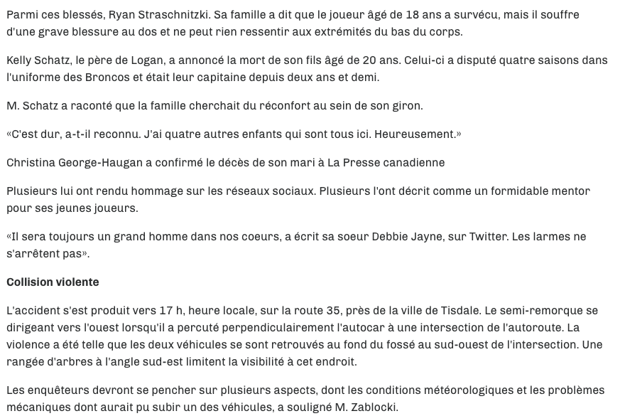 Les familles des victimes...Vivent un véritable cauchemar...