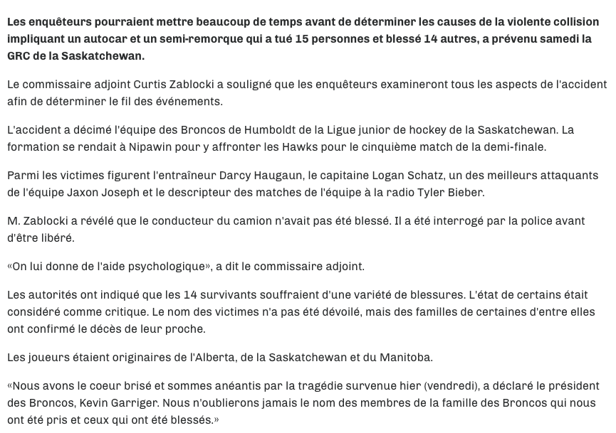 Les familles des victimes...Vivent un véritable cauchemar...