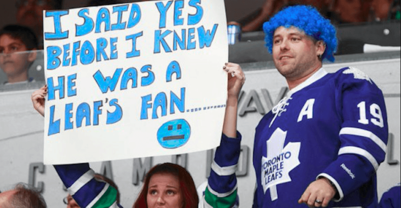 Les fans de Toronto...Sont tellement REDNECK...que...