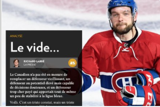  Les FRANCOS et les ANGLOS du même bord...Marc Bergevin SEUL au MONDE...