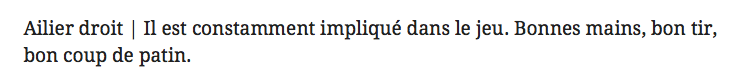 Les GAGNANTS et les PERDANTS d'hier soir..