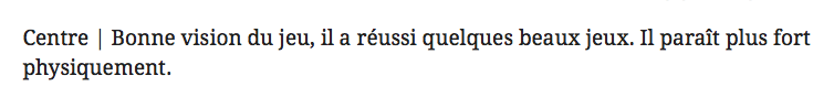 Les GAGNANTS et les PERDANTS d'hier soir..