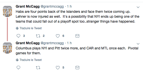 Les Islanders dans la course aux séries?