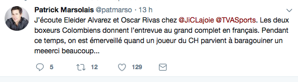 Les joueurs du CH...Sont des PARESSEUX..
