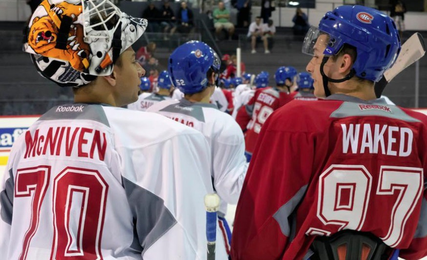 Les joueurs invités au camp des recrues du CH...