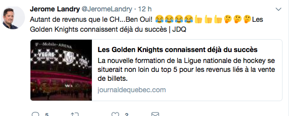 Les journalistes de Québec...peuvent bien rire...