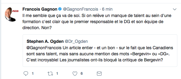 Les journalistes doivent se défendre..De protéger Marc Bergevin...