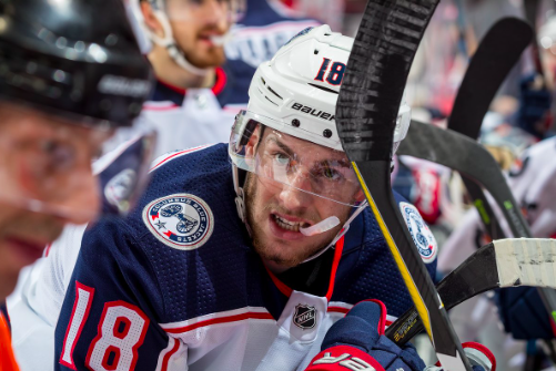 Les médias de Columbus CAPOTENT sur la SHAPE de Pierre-Luc Dubois..