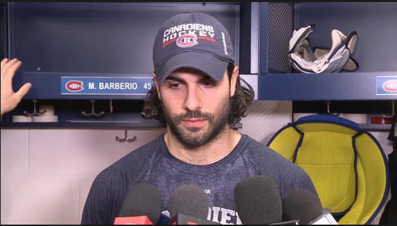 Les médias de Denver traitent Mark Barberio...De défenseur de la EAST COAST LEAGUE.
