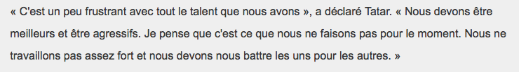 Les partisans du CH méritent surtout...un nouveau DG...