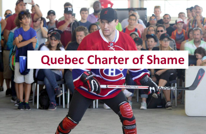 Les Québécois FRANCOPHONES nous foutent la HONTE....