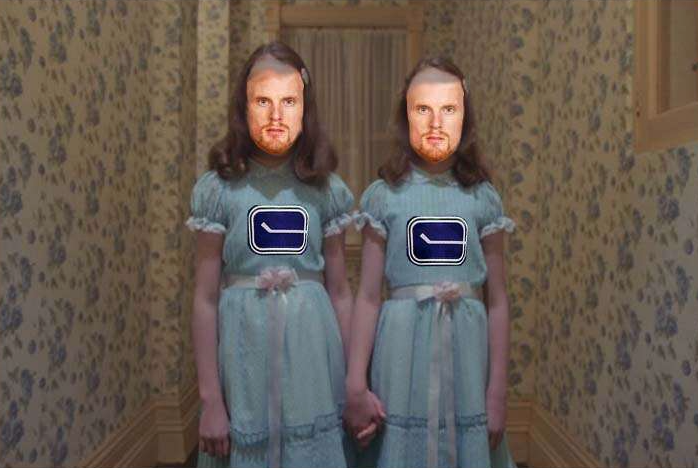 Les Sedin sont OUT of SHAPE...AYOYE...