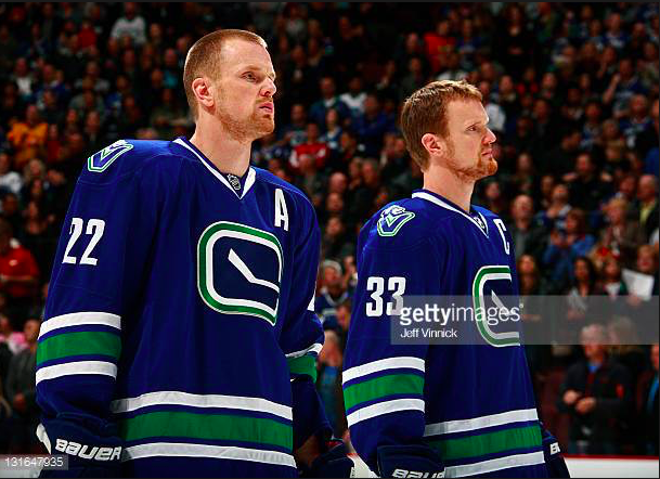 Les Sedin...c'est ben BEAU la solidarité entre frères...