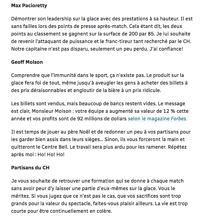  Les souhaits de CICCO...