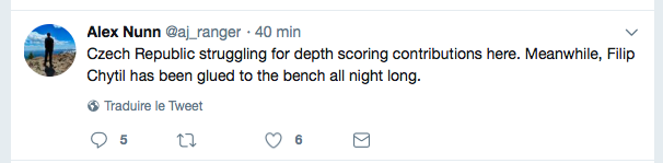 Les Tchèques PUNIS...pour ne pas avoir choisi Filip Zadina....