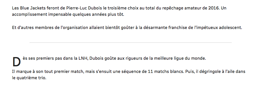  L'incroyable histoire de Pierre-Luc Dubois...et de Bergevin L'OBSÉDÉ...