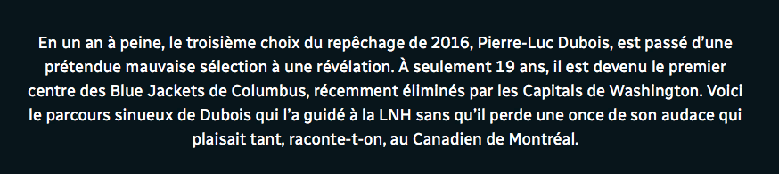  L'incroyable histoire de Pierre-Luc Dubois...et de Bergevin L'OBSÉDÉ...