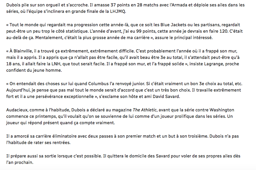  L'incroyable histoire de Pierre-Luc Dubois...et de Bergevin L'OBSÉDÉ...