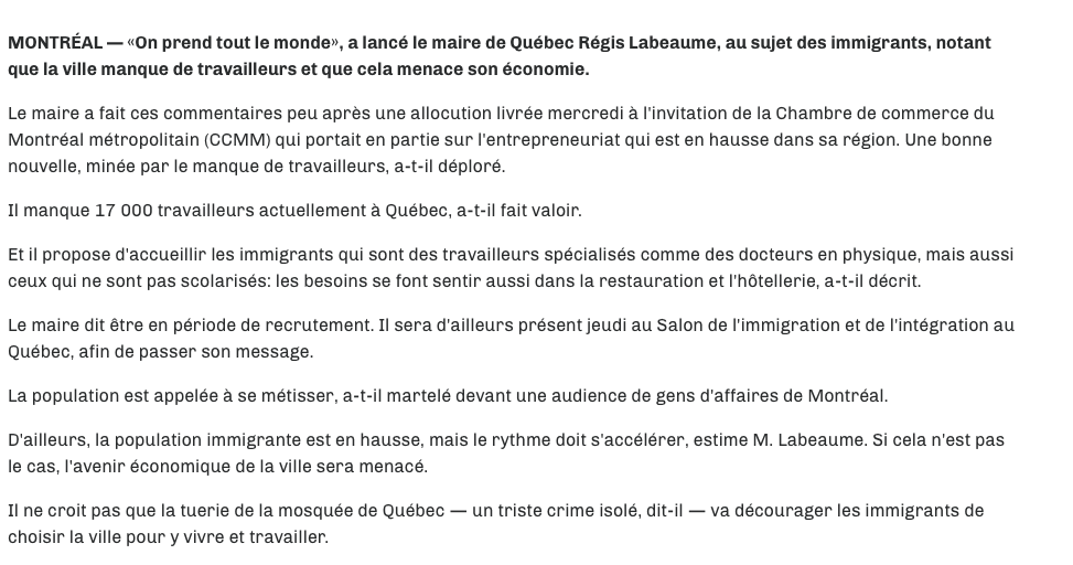 Maintenant que les Nordiques...le plan de Regis...a CHOKÉ...