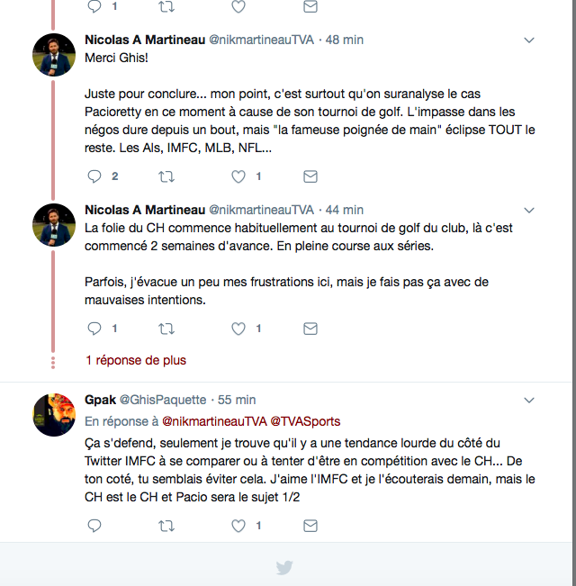 Mais de quoi parle ce journaliste de L'IMPACT...