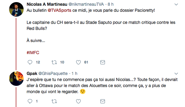 Mais de quoi parle ce journaliste de L'IMPACT...