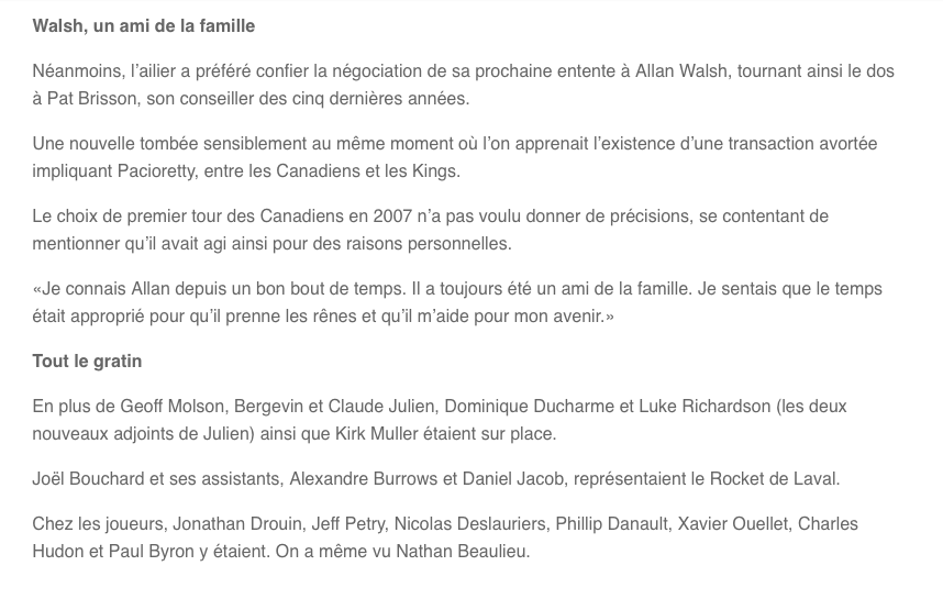 Mais il ne faudrait quand même pas le prendre en PITIÉ.
