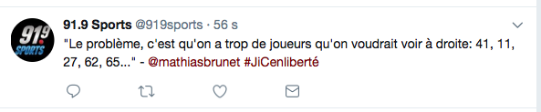 Mais le 91,9 Sports est rendu la RADIO des HATERS??????