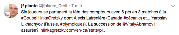 Malgré qu'il soit un des plus jeunes...